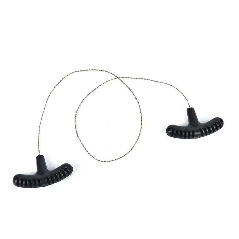 Scie Fil Acier Survie - Tronçonneuse Manuelle Ultra-Légère 72cm - Camp de Base Farzen+