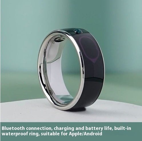 Bague Bluetooth Intelligente - Appareil Portable Connecté 69g - Camp de Base Farzen+