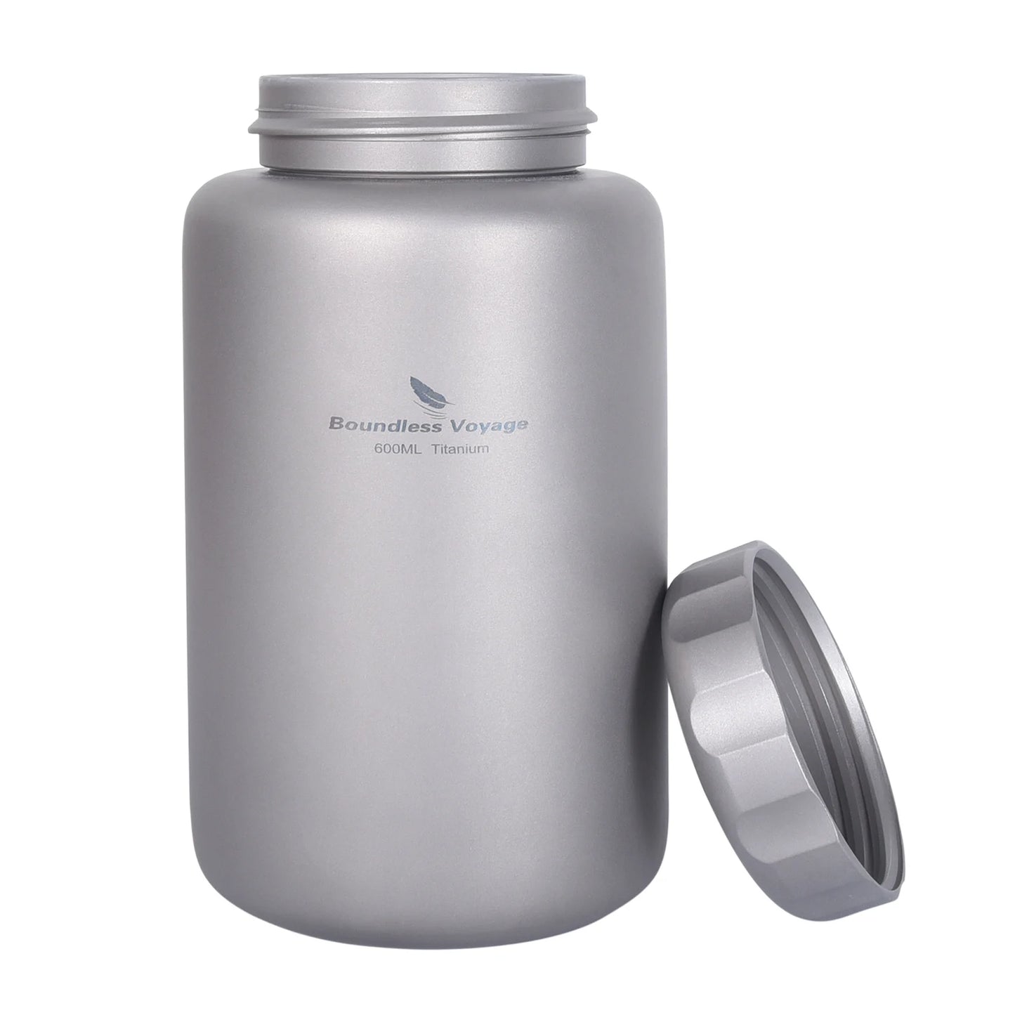 Gourde Titane 1050ml Grande Capacité - Anti-Fuite Expédition Longue Durée - Camp de Base Farzen+