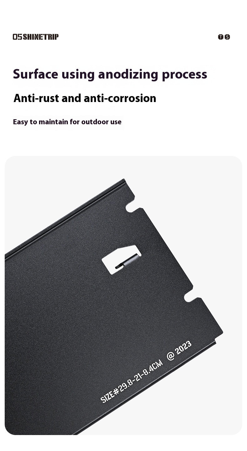 Mesa de camping plegable de aluminio: ligera y portátil