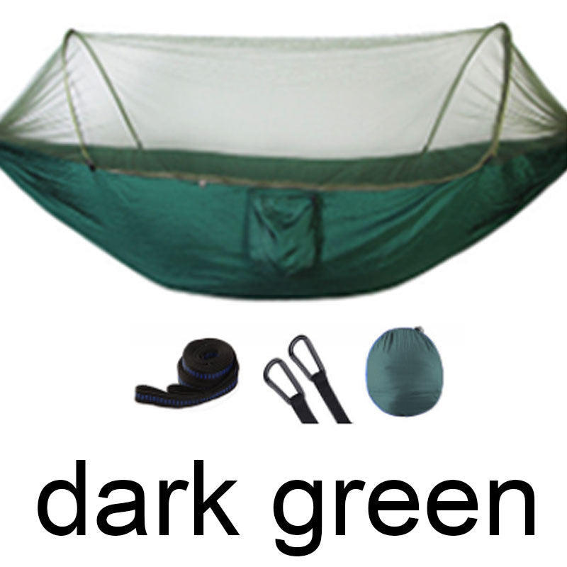 Hamac 2 Personnes Parachute avec Moustiquaire - Nylon Taffeta 210T