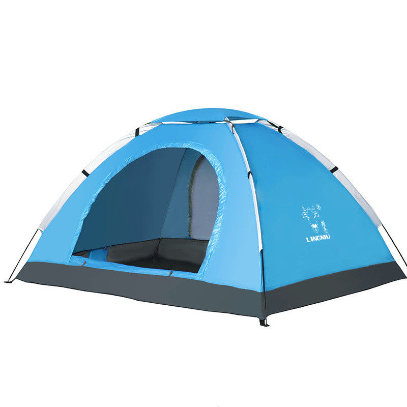 Tienda de campaña ligera para playa, para 3 o 4 personas, con protección solar