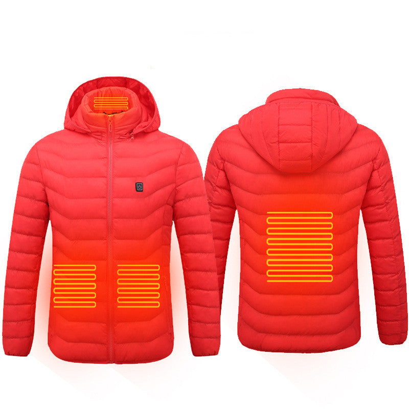 Chaqueta térmica de invierno para hombre con USB - Algodón térmico
