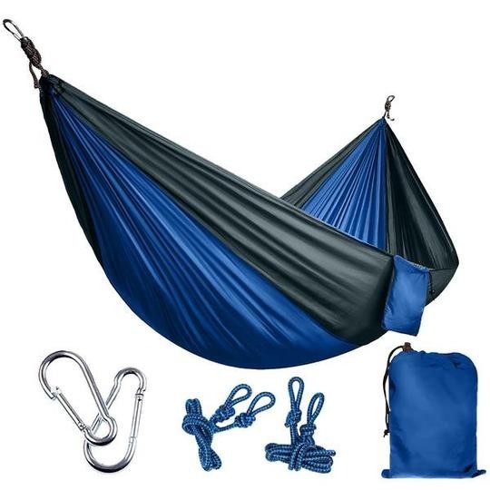 Hamac Randonnée Double - Nylon Parachute Portable - Camp de Base Farzen+