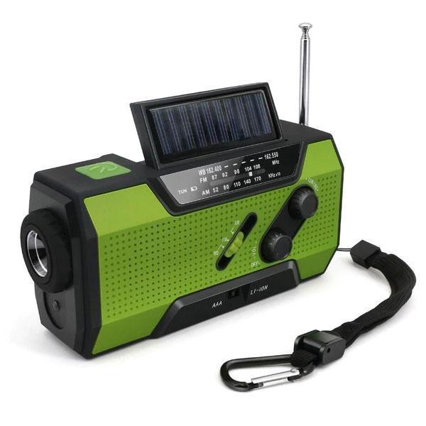 Radio solar de bolsillo: comunicación impermeable para exteriores