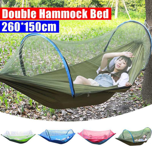 Hamaca de paracaídas para 2 personas con mosquitero - Tafetán de nailon 210T