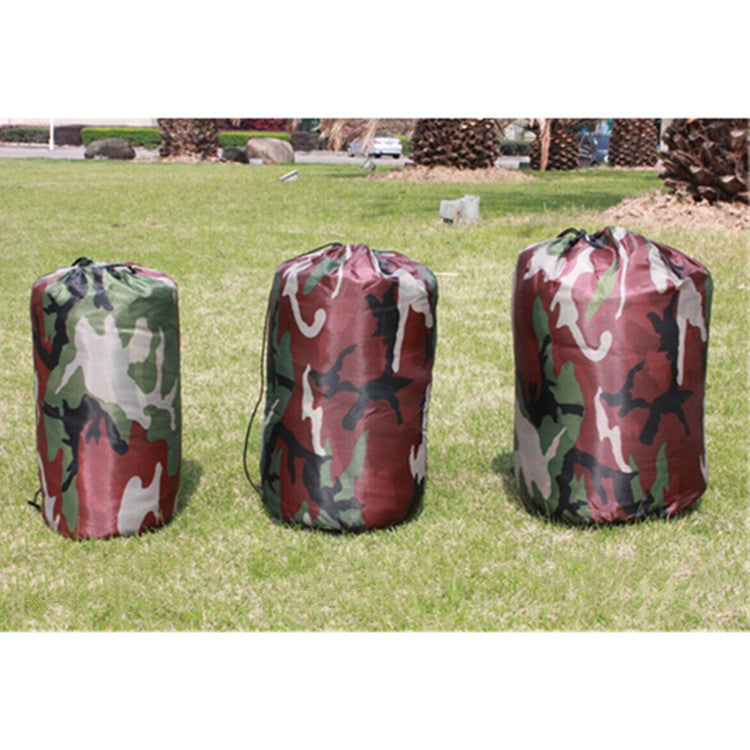 Saco de dormir de camuflaje de emergencia - Poliéster 170T (180+30) x 75 cm