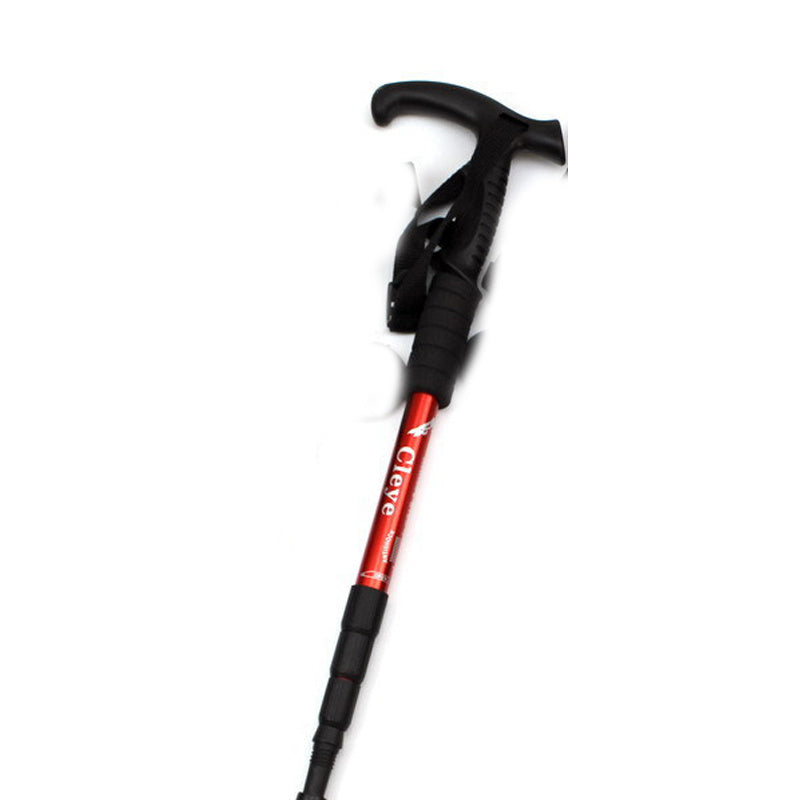 Bâton Randonnée Aluminium Poignée T Anti-Choc - 370g - Camp de Base Farzen+