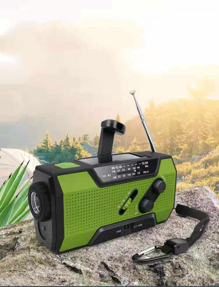 Radio solar de bolsillo: comunicación impermeable para exteriores