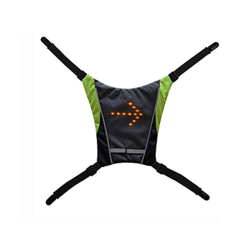 Gilet Signalisation LED Cyclisme - Haute Visibilité Nuit