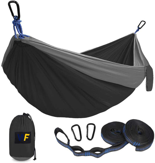 Hamac Toile Parachute 800kg Nylon 210T Ultra-Résistant 270x140cm