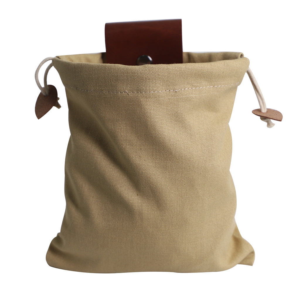 Sac Banane Pliable Vintage Cueillette Randonnée Cuir 22x21cm - Camp de Base Farzen+