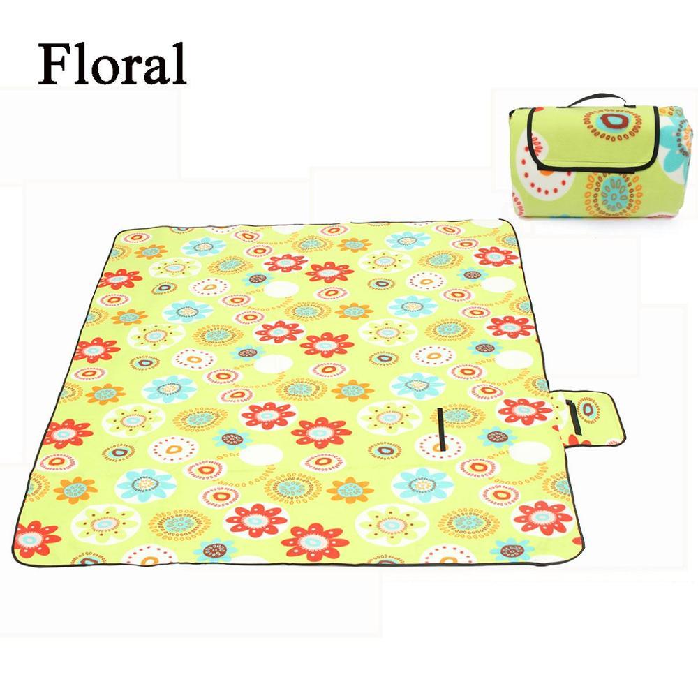 Esterilla impermeable y gruesa para acampar - Multipatrón para picnic y tienda de campaña