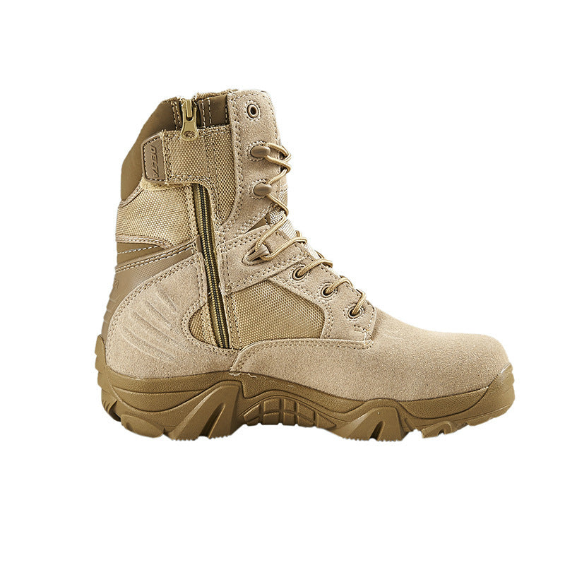 Bottes Tactiques Delta Forces Spéciales Cuir Montantes 1010g - Camp de Base Farzen+