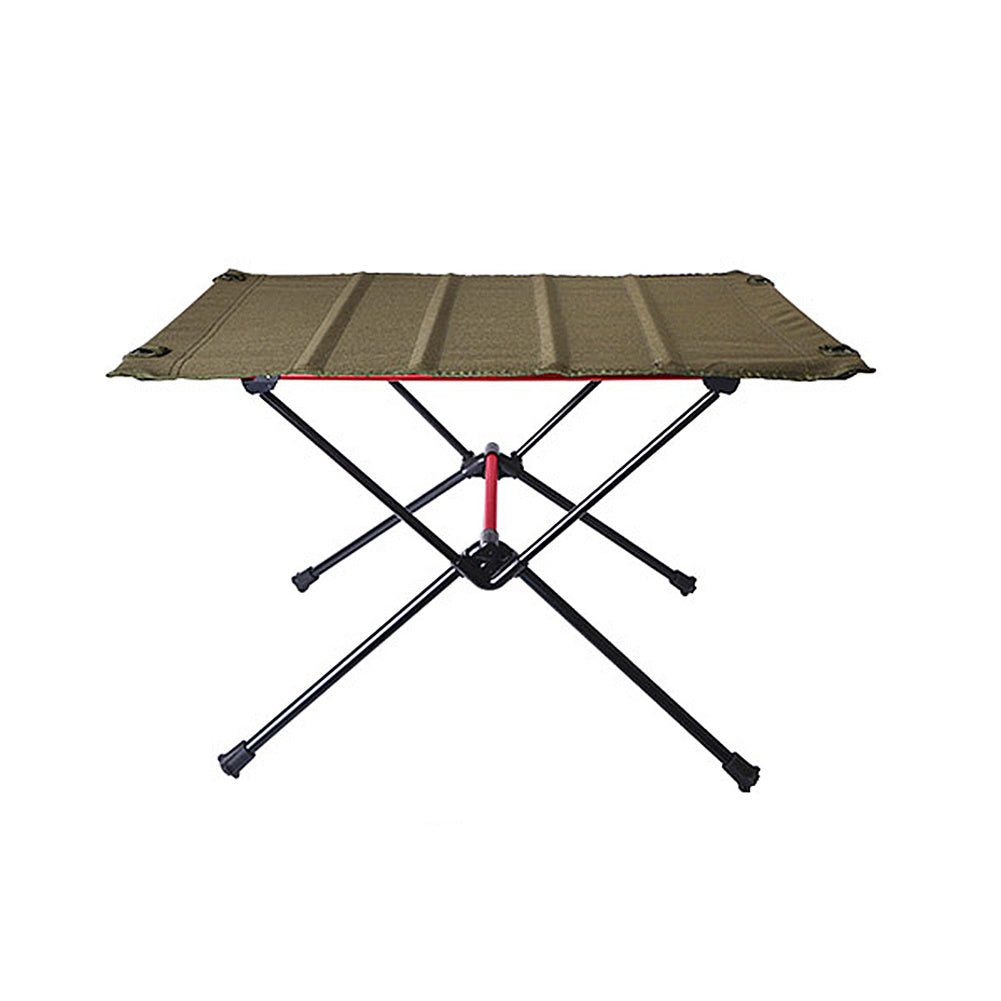Mesa plegable para exteriores de malla de aleación de aluminio multicolor