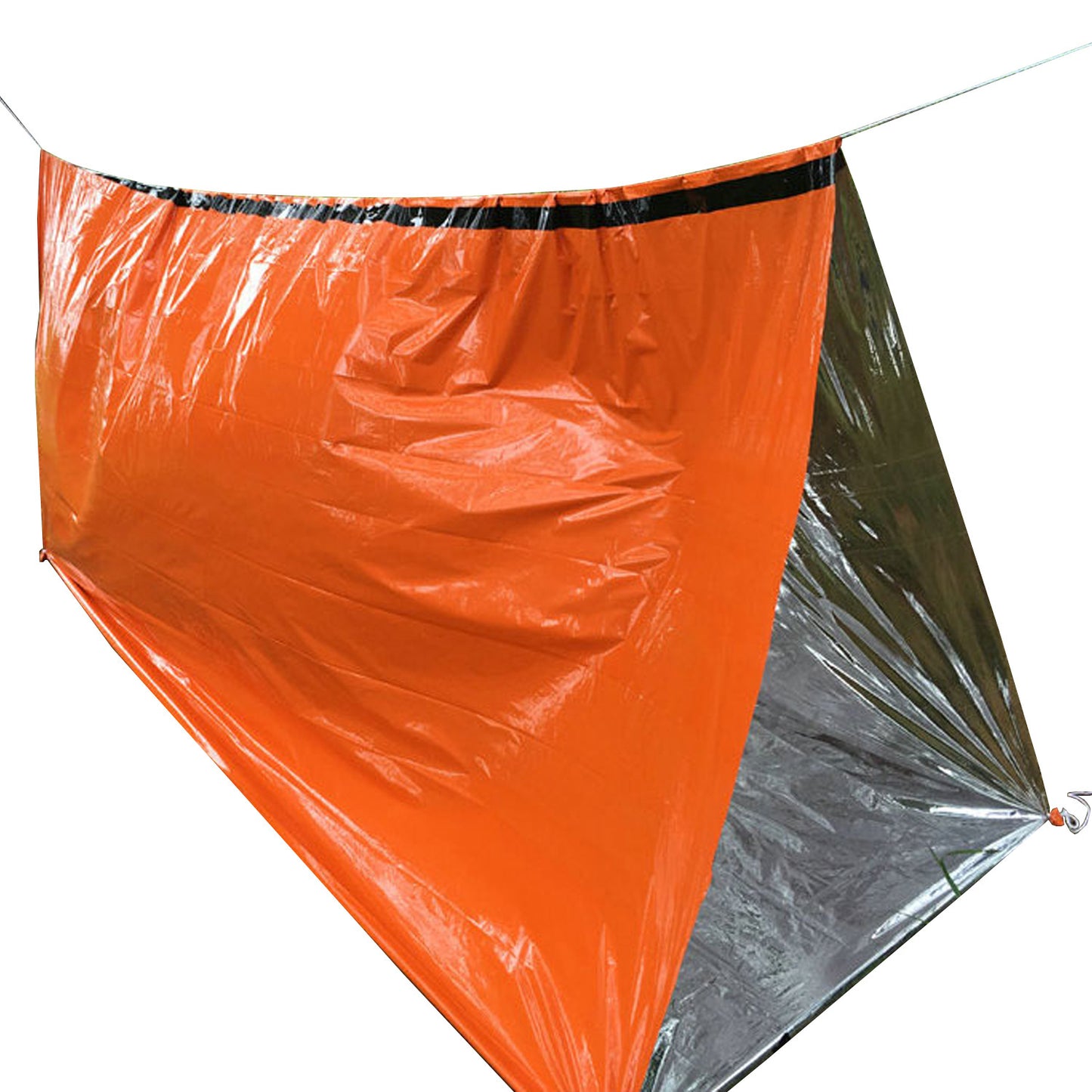 Couverture Survie Urgence Aluminium - Isolation Thermique Réutilisable