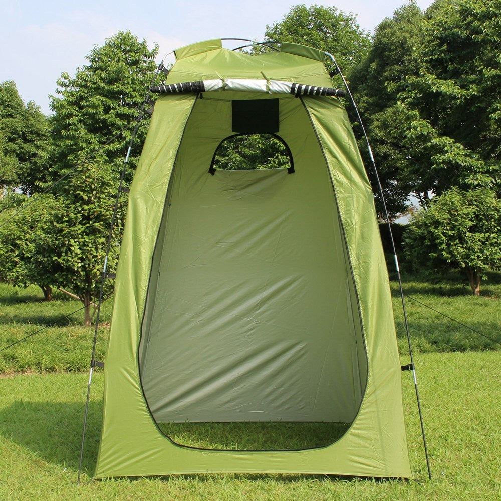 Tente Douche Toilette Camping 120x120x180cm Cabine Privée Portable