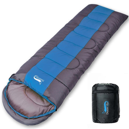Saco de dormir para 4 estaciones - Ligero, poliéster 210T, para camping y senderismo