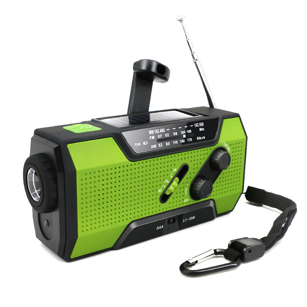 Radio solar de bolsillo: comunicación impermeable para exteriores