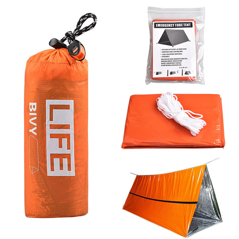 Tente Chaude Simple 1 Couche - Ultra-Légère Film Aluminium PE 268g - Camp de Base Farzen+