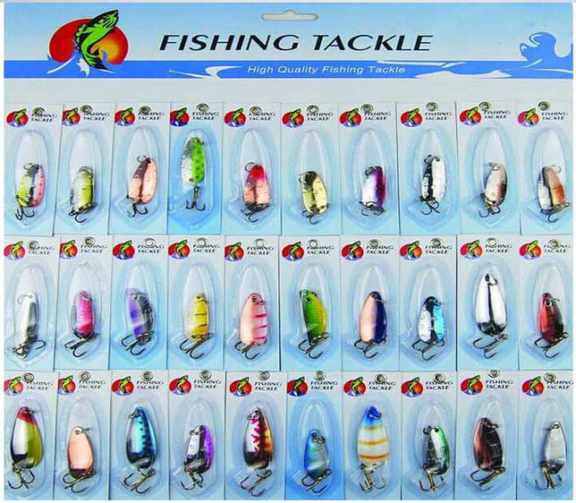 Señuelos Spinnerbait x30 Metal - Lucio Salmón Lubina