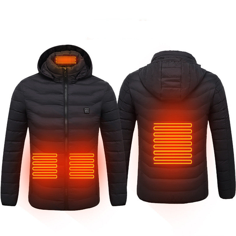 Chaqueta térmica de invierno para hombre con USB - Algodón térmico