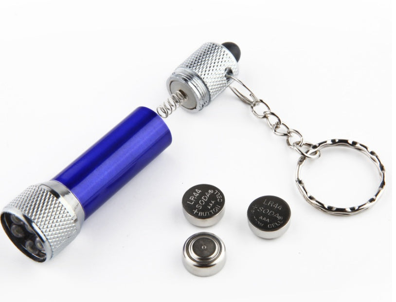 Mini Porte-Clés LED Urgence - Lampe Torche Aluminium Ultra-Légère