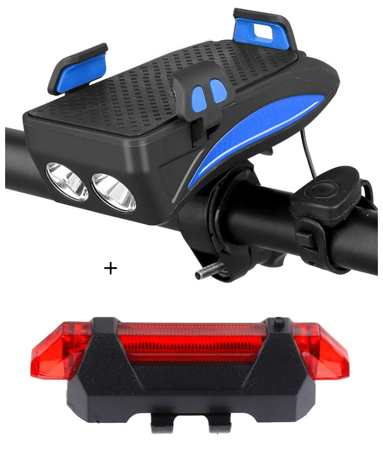 Cargador y soporte para teléfono de bicicleta 5 en 1 - Light Bell