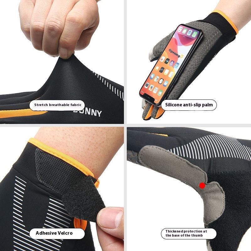 Nylon Cycling Gloves Sun Protection - Anti-Shock