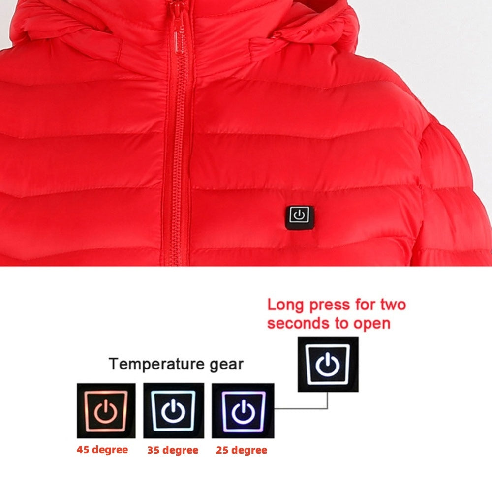 Chaqueta térmica de invierno para hombre con USB - Algodón térmico