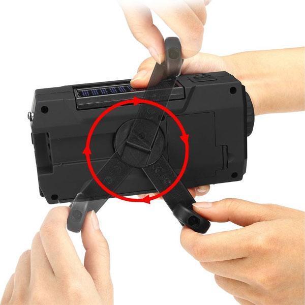 Radio solar de bolsillo: comunicación impermeable para exteriores