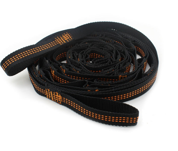 Sangles Hamac Outdoor Ultra-Résistantes - Kit 2 Sangles 2,8m x 2,5cm - Camp de Base Farzen+