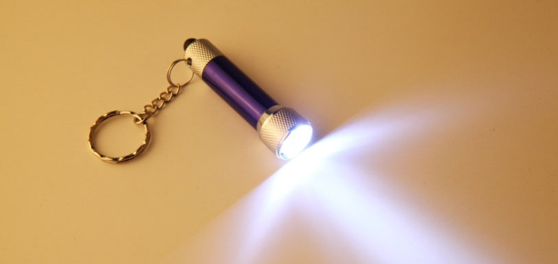Mini Porte-Clés LED Urgence - Lampe Torche Aluminium Ultra-Légère