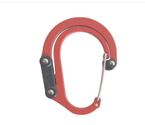 Mousqueton Hybride 3-en-1 Rotatif - Clip Multifonction 18kg - Camp de Base Farzen+