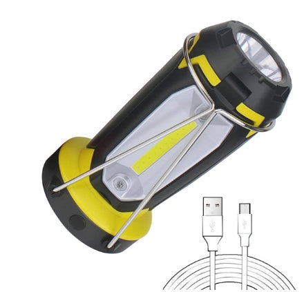 Lampe LED COB Multifonction USB - Crochet Camping Auto 337g - Camp de Base Farzen+