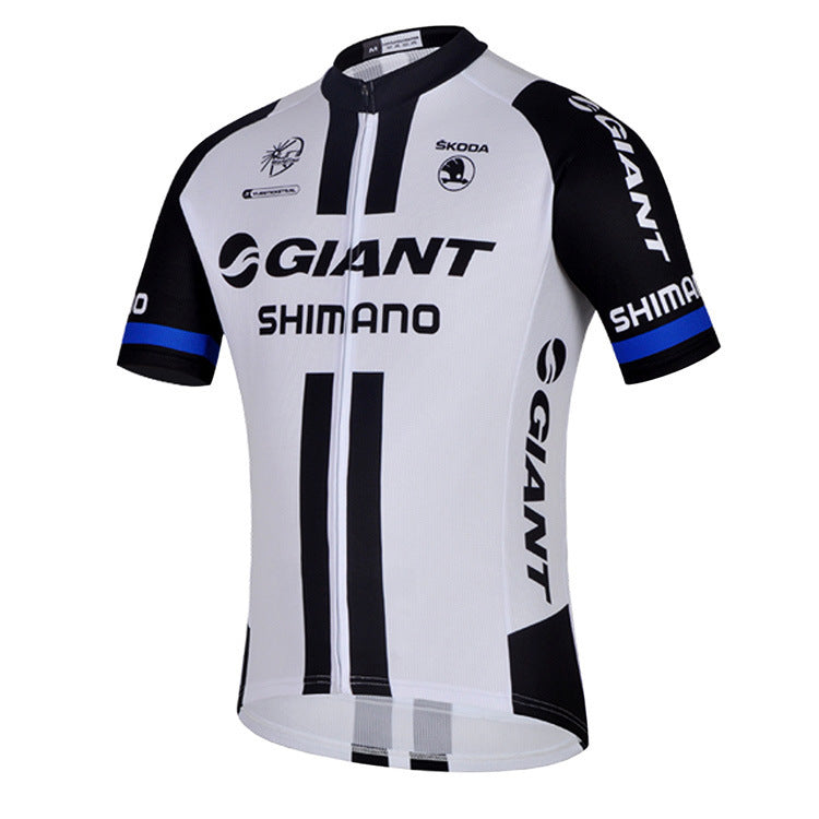 Maillot ciclista unisex blanco transpirable - Verano