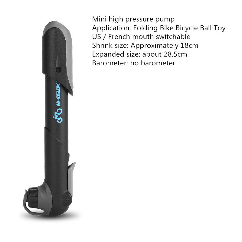 Mini Portable Bicycle Pump 182g - High Pressure Inflation