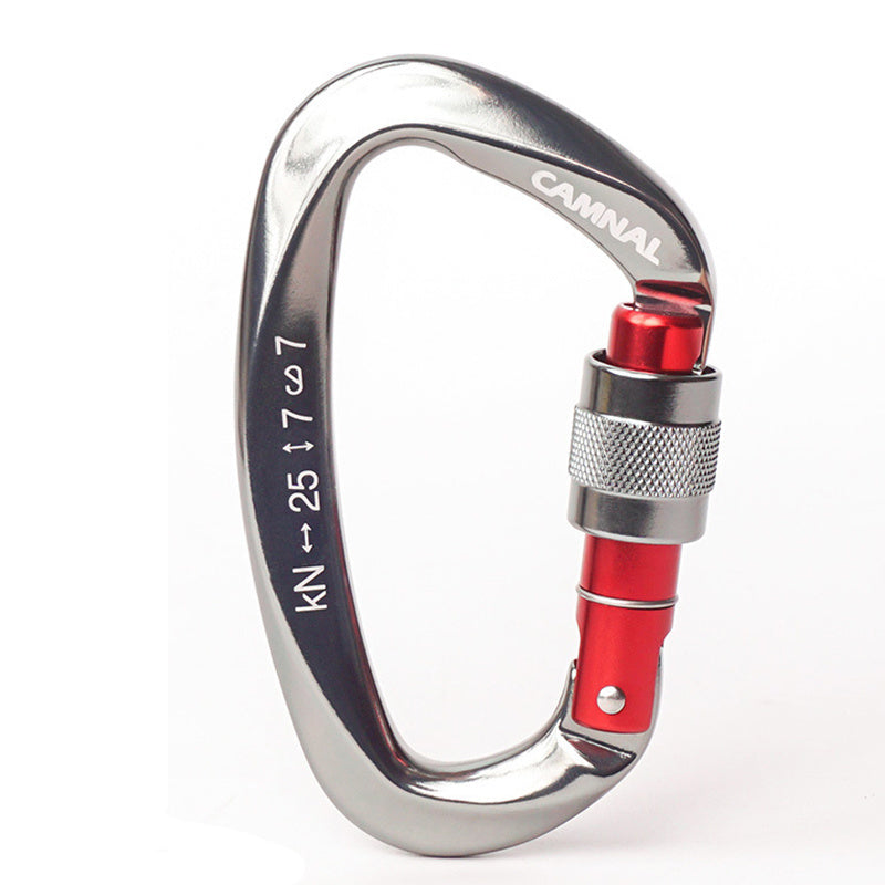 Mousquetons Escalade Pro Aluminium 7075 Sécurité 25kN Ultra-Léger - Camp de Base Farzen+
