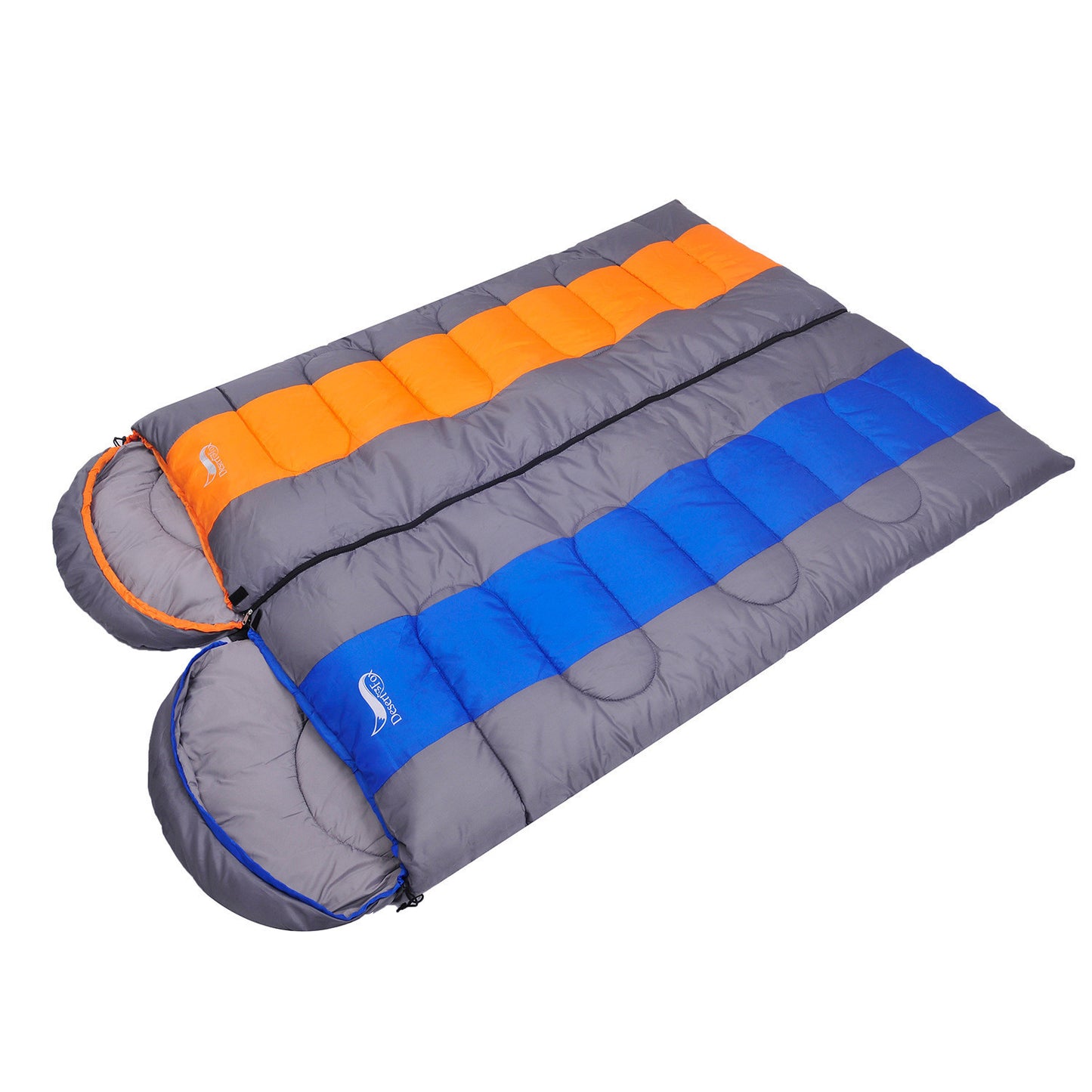 Saco de dormir para 4 estaciones - Ligero, poliéster 210T, para camping y senderismo