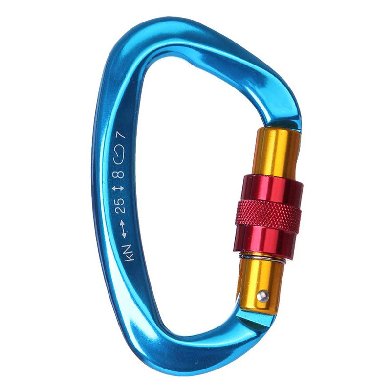 Mousquetons Escalade Pro Aluminium 7075 Sécurité 25kN Ultra-Léger - Camp de Base Farzen+