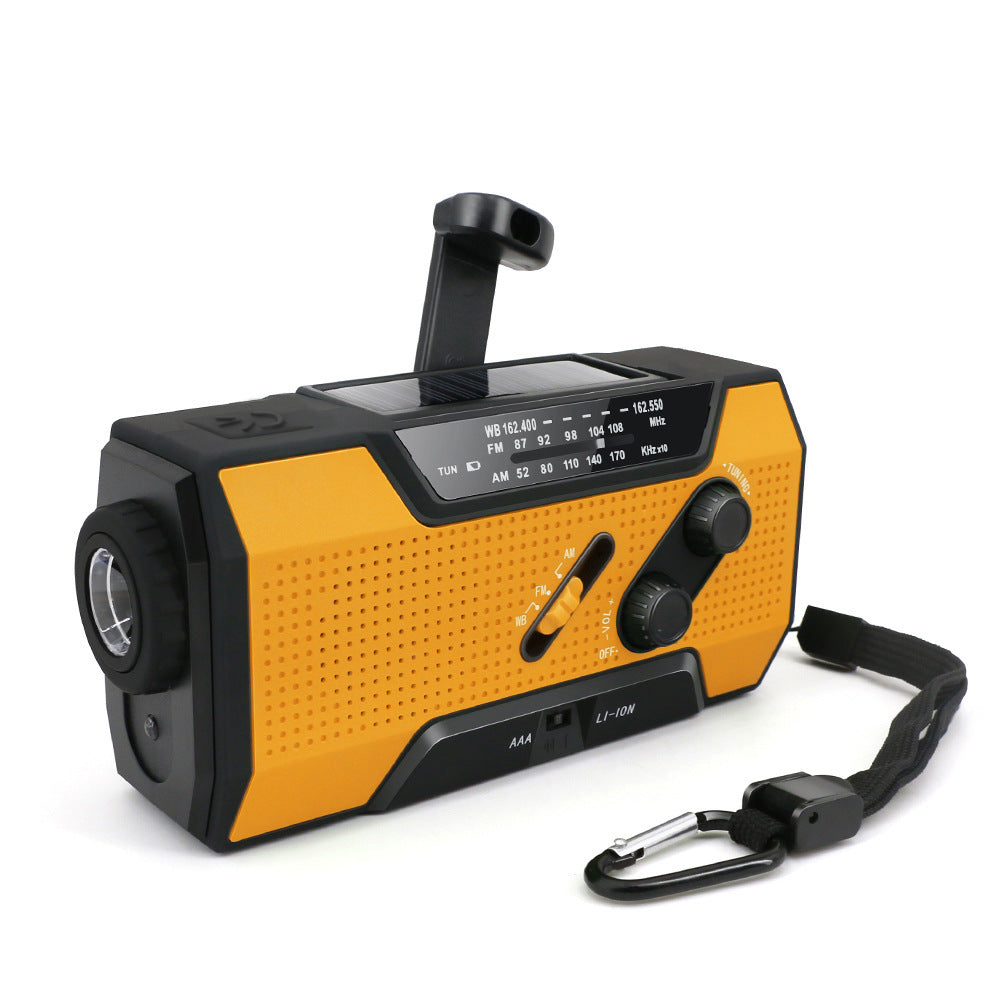Radio solar de bolsillo: comunicación impermeable para exteriores