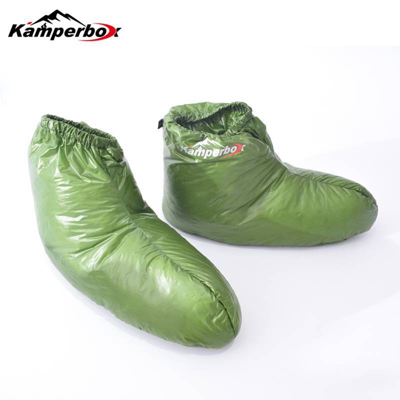 Chaussettes Duvet Kamperbox AQ3 Camping Bivouac Ultra-Isolantes 500g - Camp de Base Farzen+