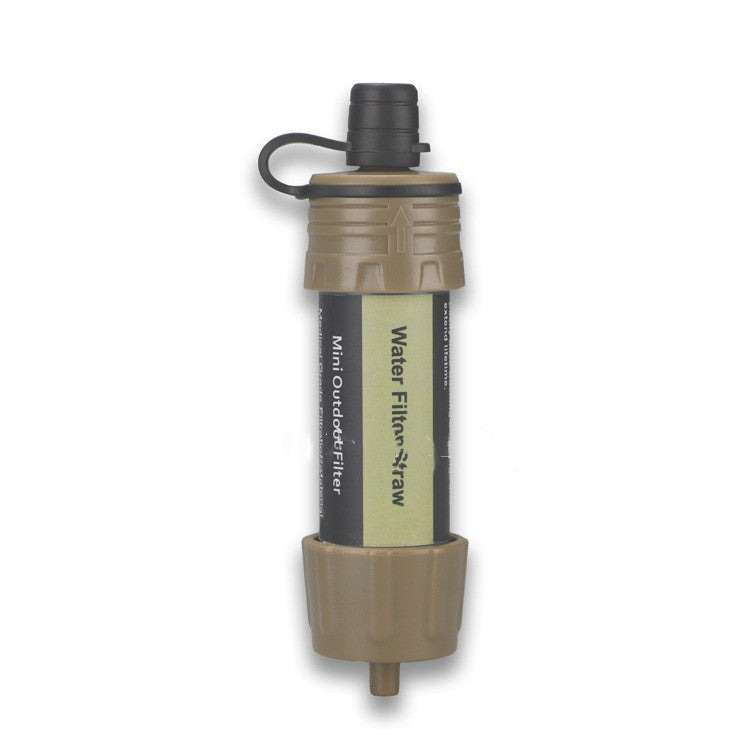 Paille Filtre Eau Portable 5000L - Mini Purificateur Voyage Urgence 52g - Camp de Base Farzen+