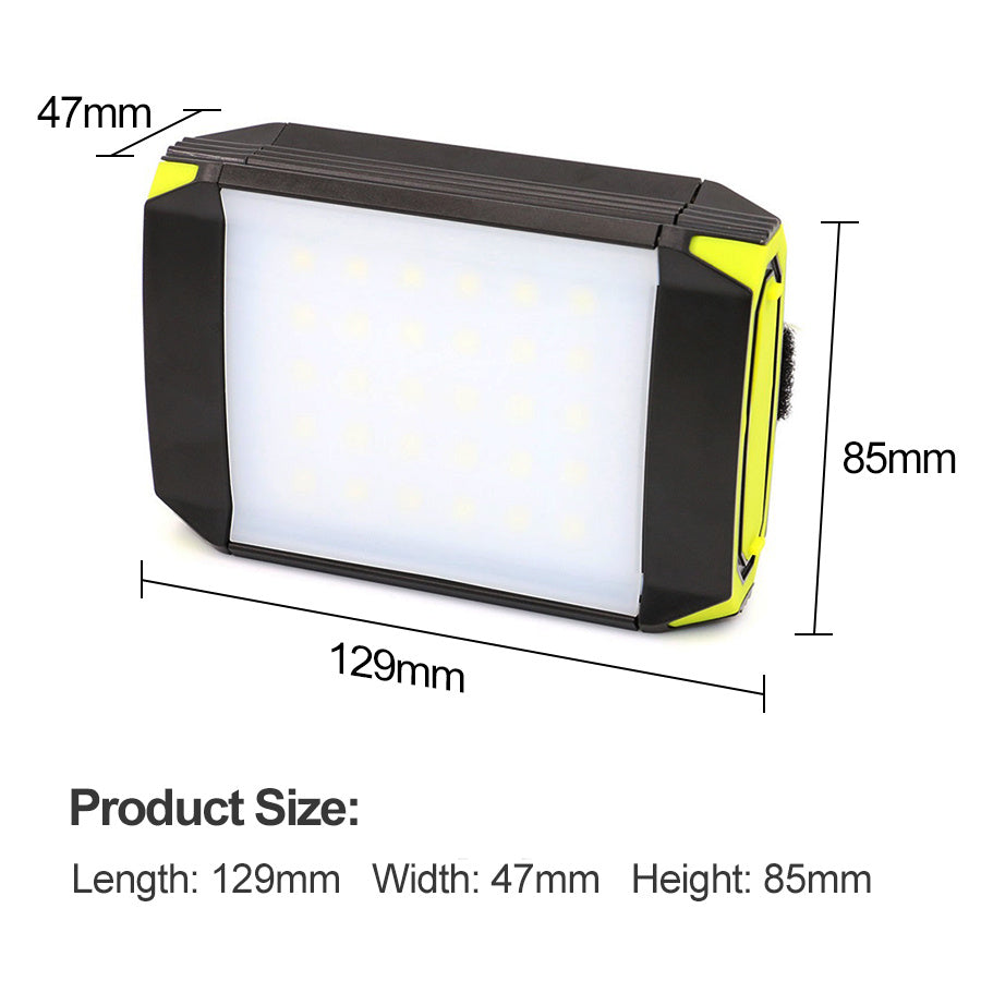 Lampe Camping LED 500 Lumens - Rechargeable 6000mAh 459g