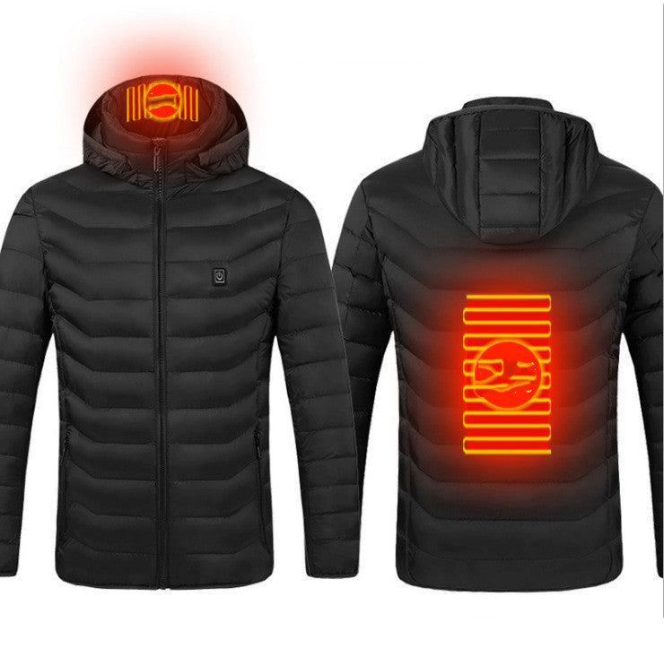 Chaqueta térmica de invierno para hombre con USB - Algodón térmico