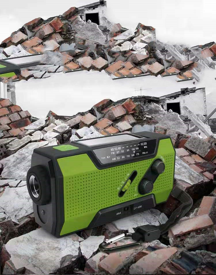 Radio solar de bolsillo: comunicación impermeable para exteriores