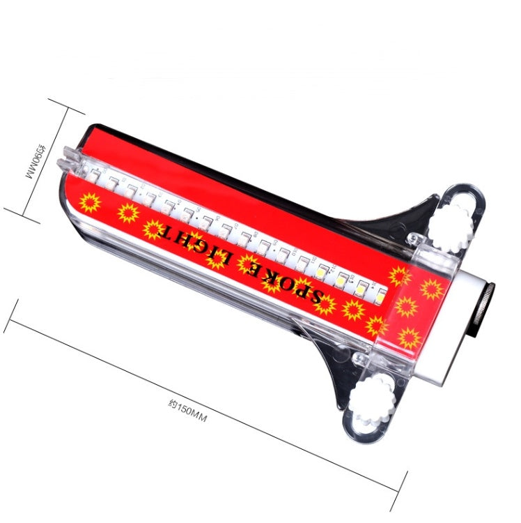 Luces LED para llanta de bicicleta con 32 patrones: iluminación colorida e impermeable