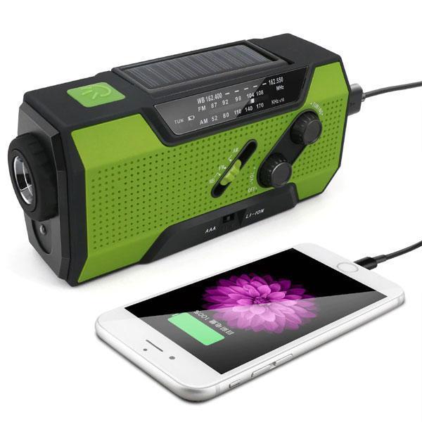 Radio solar de bolsillo: comunicación impermeable para exteriores