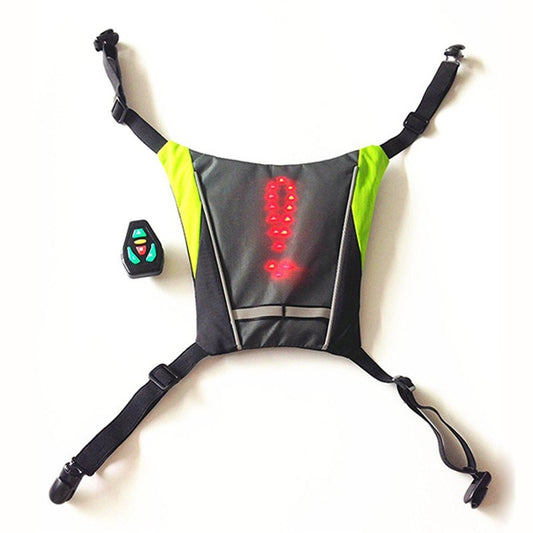 Gilet Signalisation LED Cyclisme - Haute Visibilité Nuit