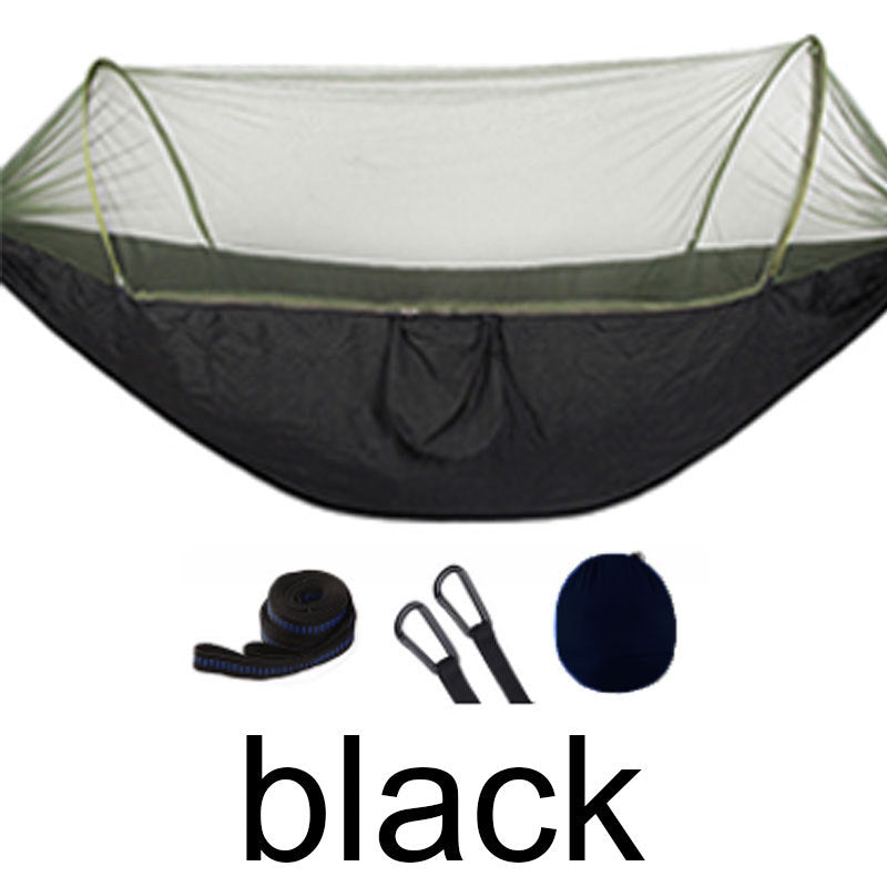 Hamac 2 Personnes Parachute avec Moustiquaire - Nylon Taffeta 210T